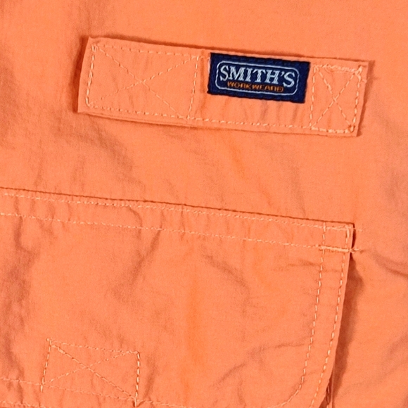 Smith's Workwear Men's Short Sleeve Button Down Fishing Shirt - Picture 5 of 11